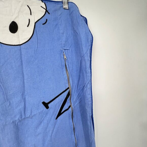 Peanuts Snoopy Basketball Print Blue Body Pillow Sham - Picture 3 of 4